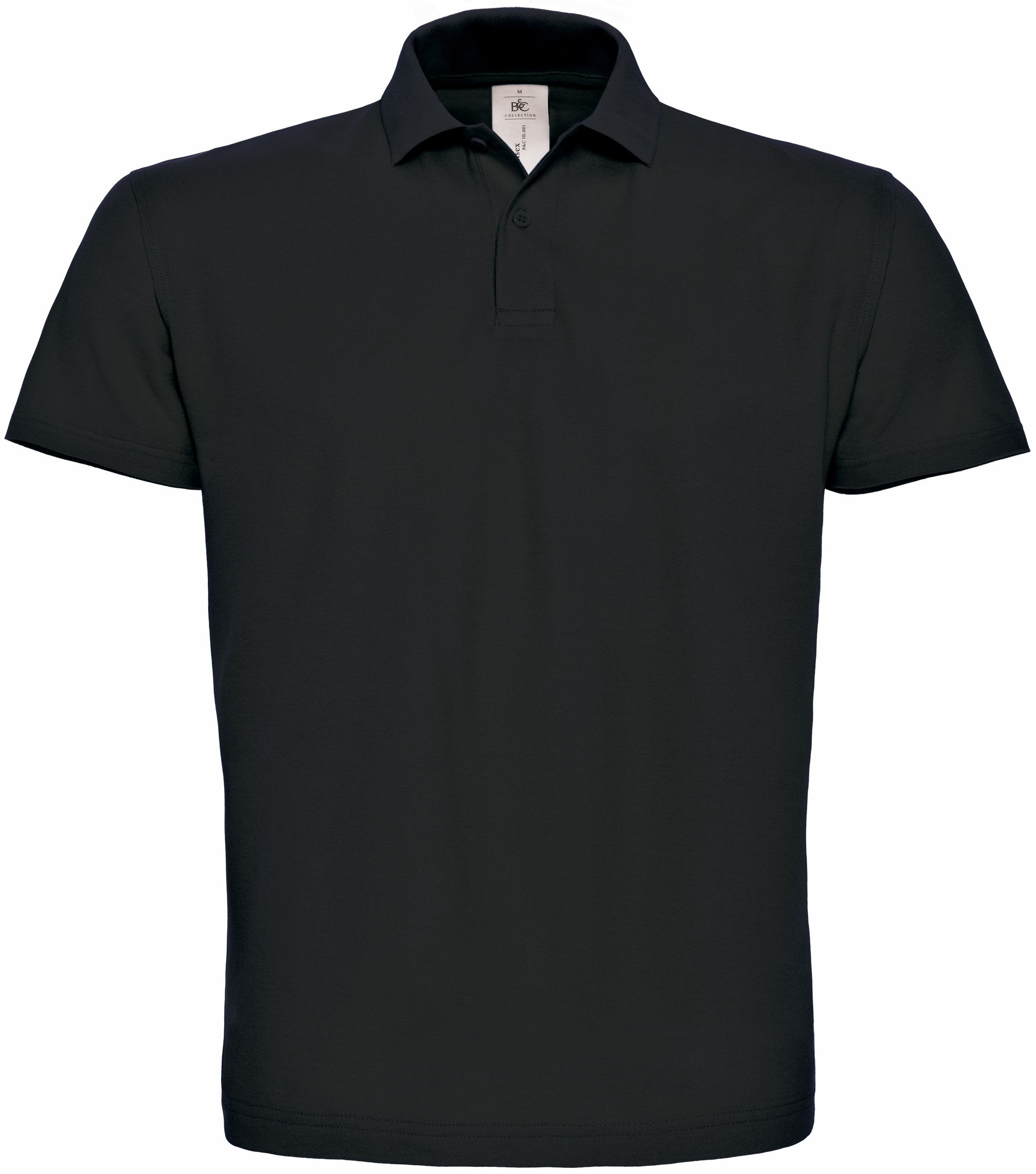 ID.001 · Polo piqué pas cher coloris Black