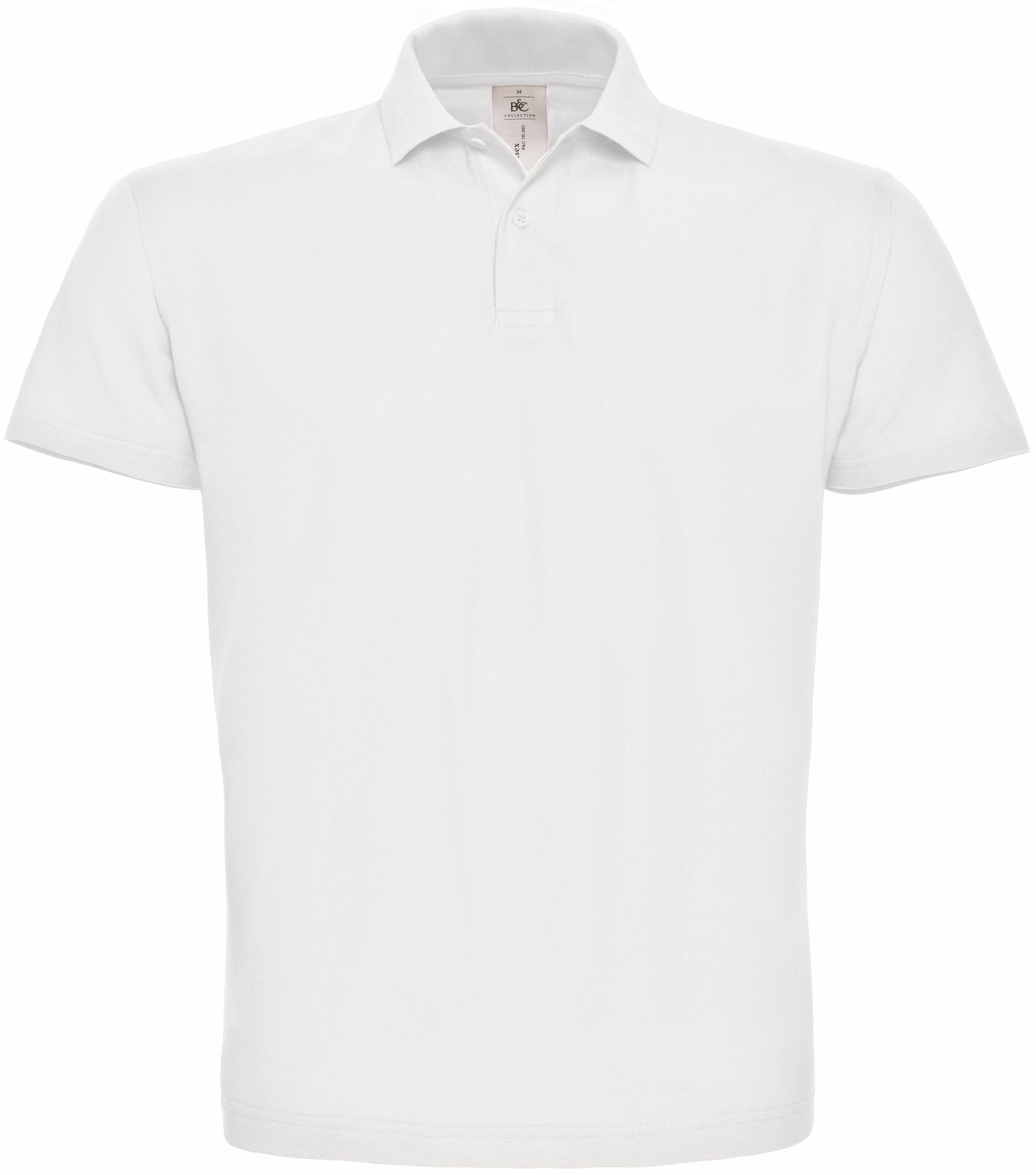 ID.001 · Polo piqué pas cher coloris White