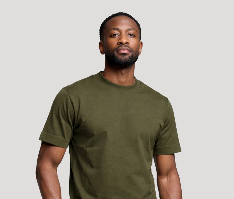 Aurele · T‑shirt homme coton interlock, Relax Fit