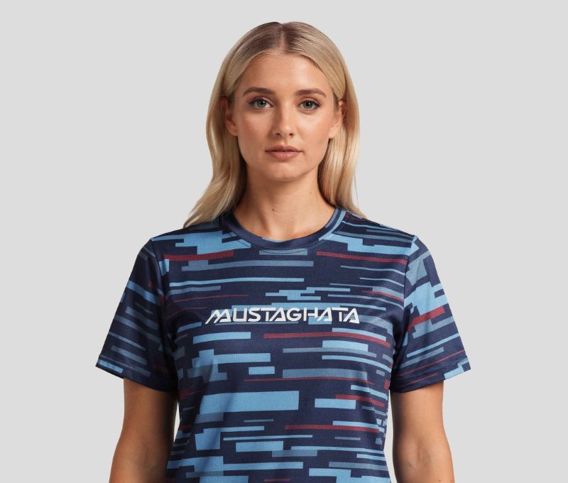 Lure · T‑shirt running femme, impression intégrale