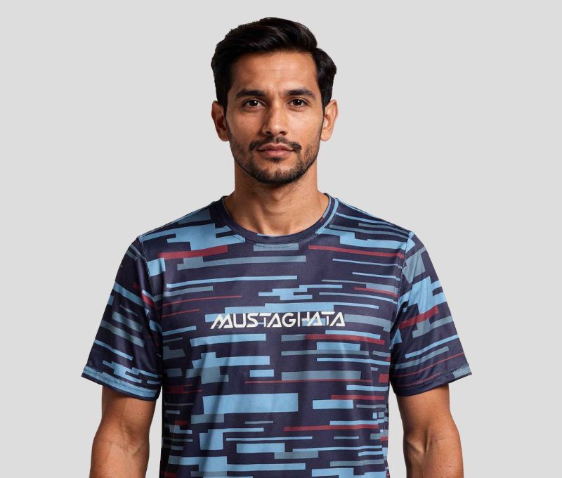 Tabor · T‑shirt running homme, impression intégrale