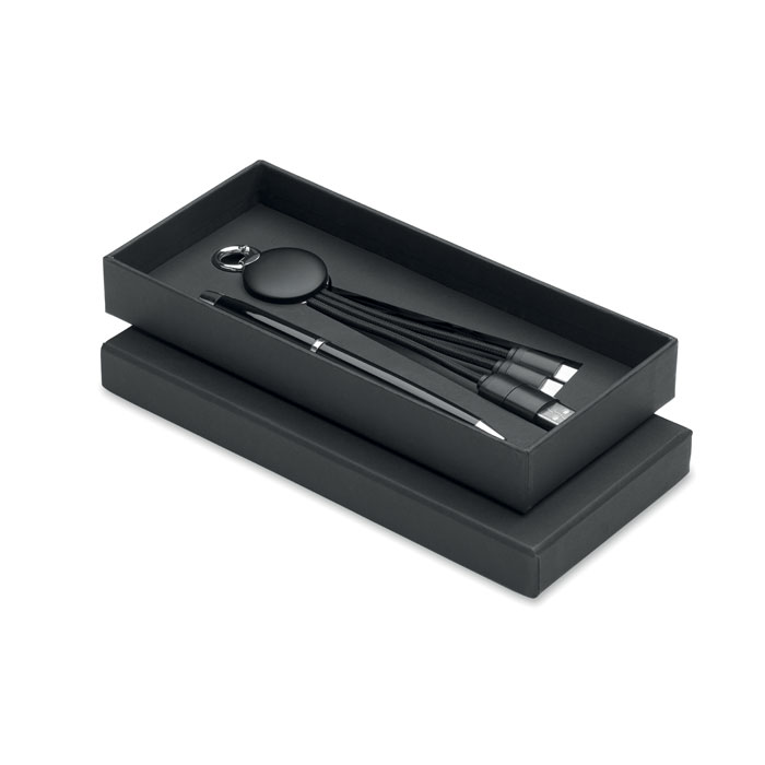 Intwos · Coffret stylo et porte-clés câble