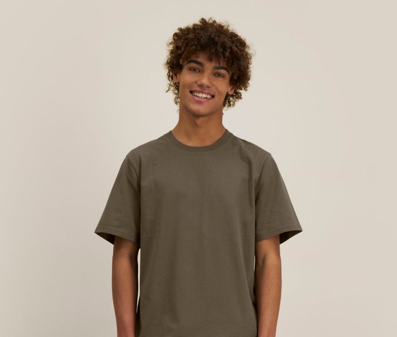 Reeser · T‑shirt unisexe heavyweight en coton recyclé