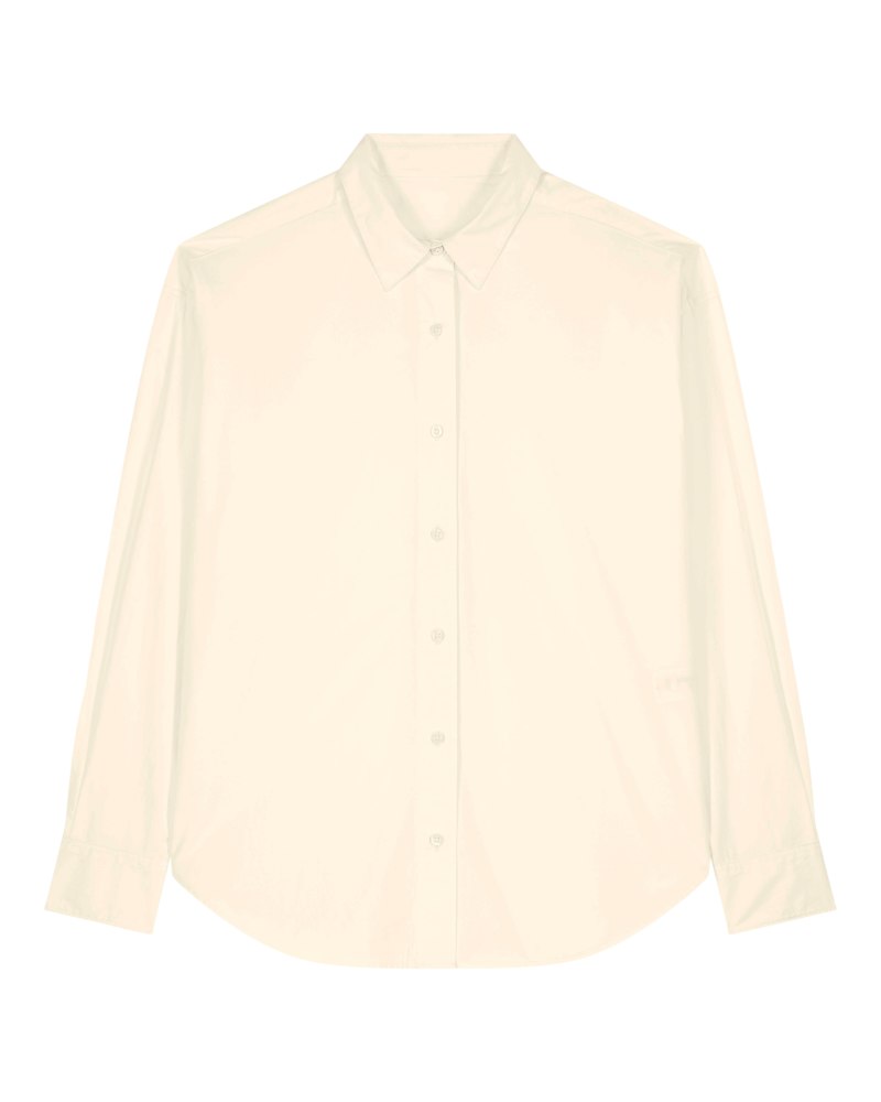 Stanley Styler Shirt · Chemise homme en popeline coloris Cream