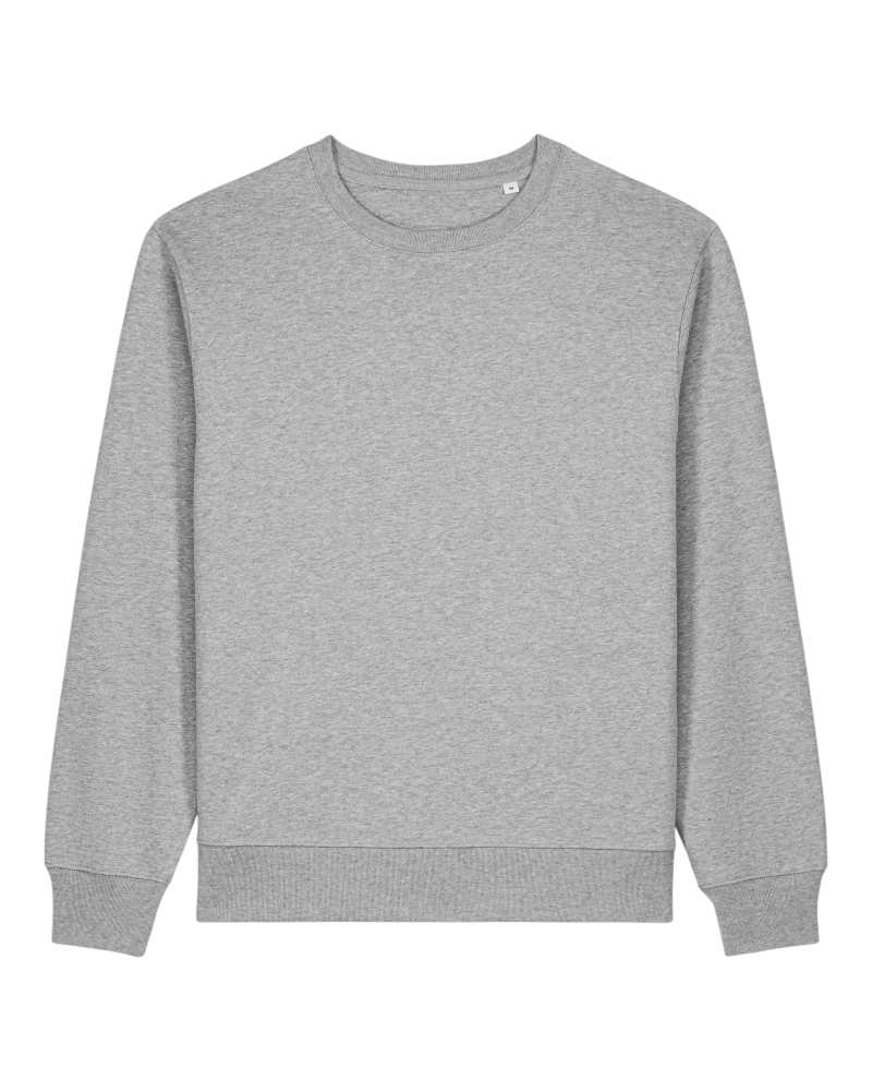 Stanley Thinker · Sweat‑shirt homme col rond en coton recyclé coloris Heather Grey