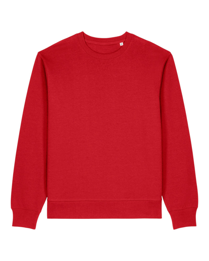 Stanley Thinker · Sweat‑shirt homme col rond en coton recyclé coloris Red