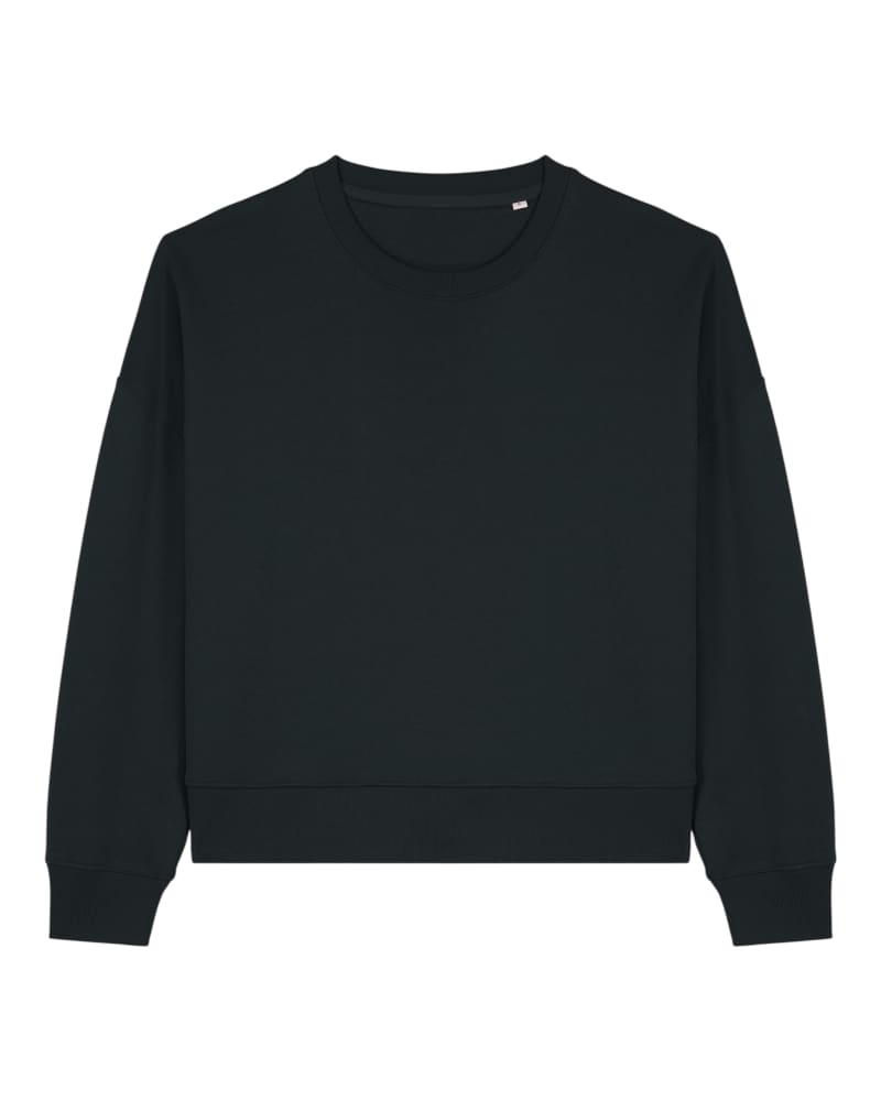 Stella Alma · Sweat‑shirt femme Iconic col rond coloris Black