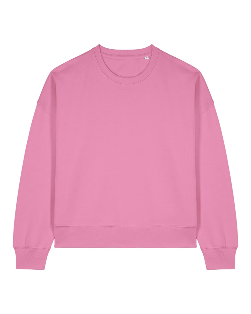 Stella Alma · Sweat‑shirt femme Iconic col rond coloris Bubble Pink