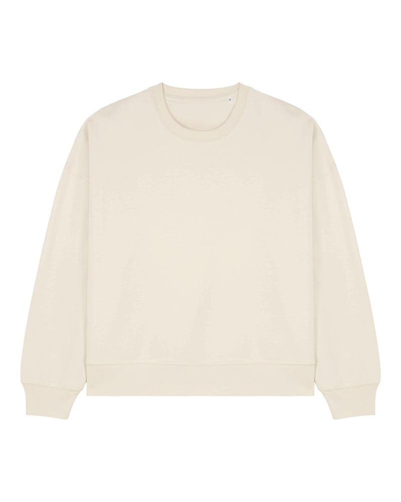 Stella Alma · Sweat‑shirt femme Iconic col rond coloris Natural Raw
