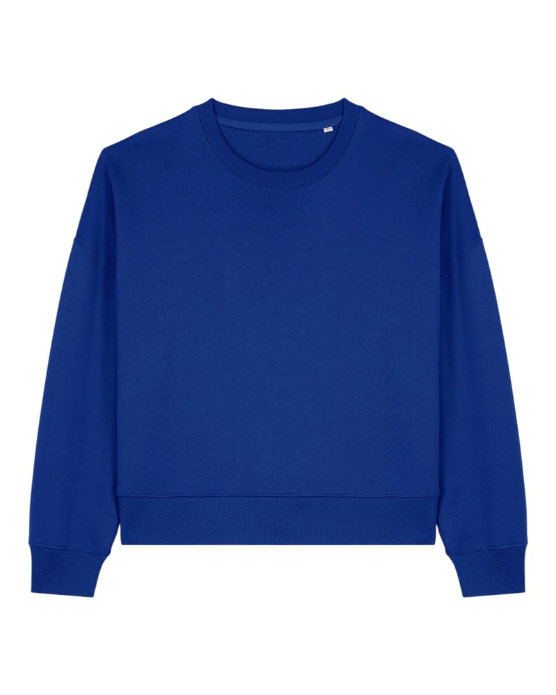 Stella Alma · Sweat‑shirt femme Iconic col rond coloris Worker Blue