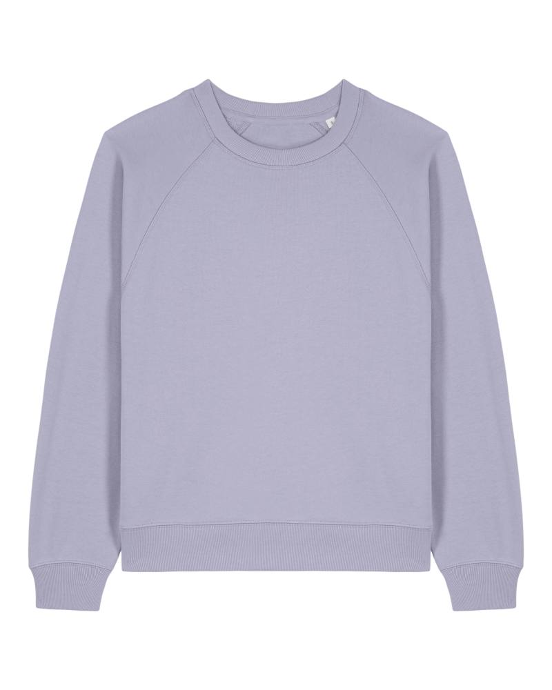 Stella Clara · Sweat‑shirt femme col rond manches raglan coloris Lavender
