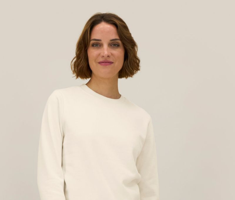 Stella Thinker · Sweat‑shirt femme col rond en coton recyclé